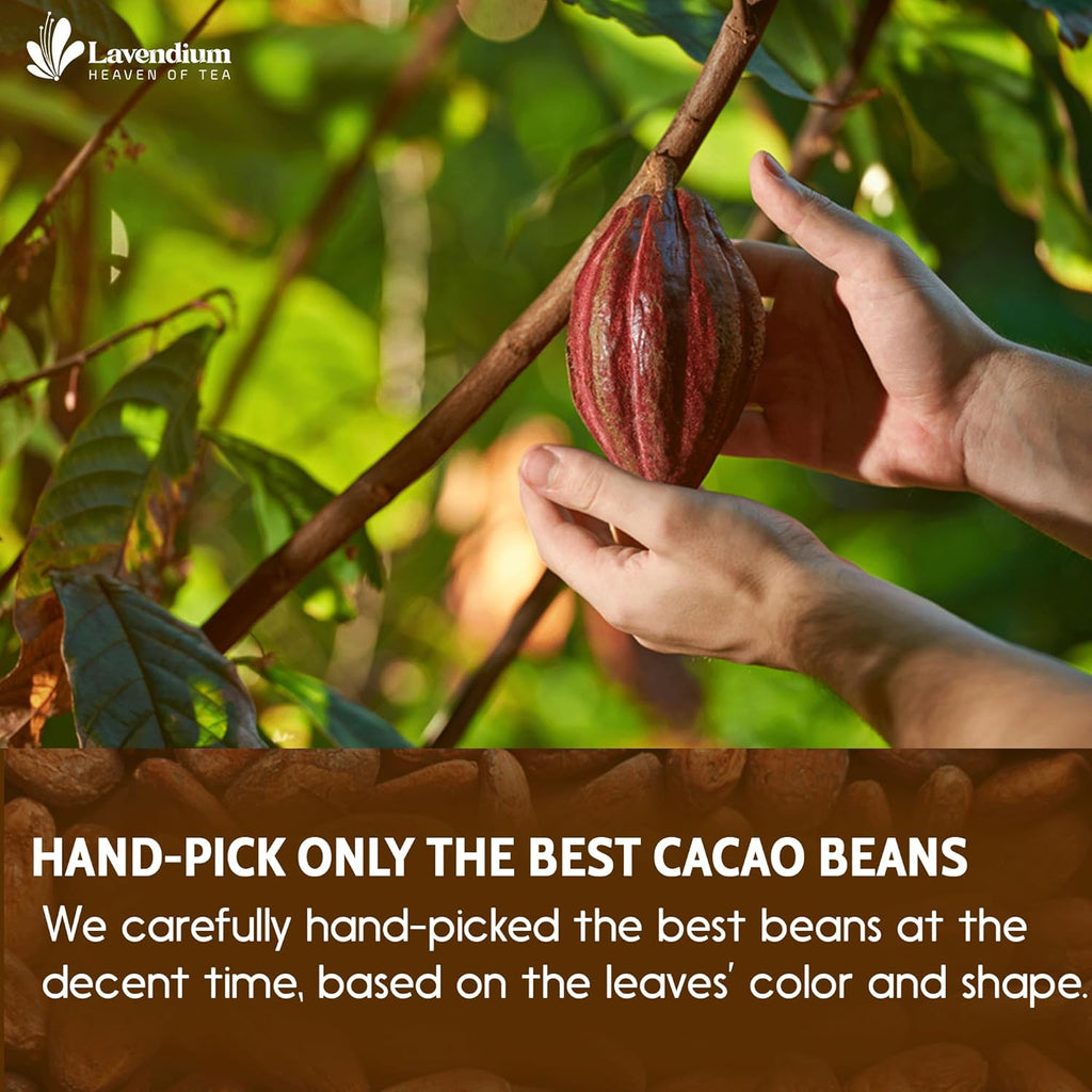 Cacao Powder, 25oz (1.56 lbs), 100% Natural & Pure, Unsweetened, Rich Chocolate Flavor, Perfect for Baking & Smoothies