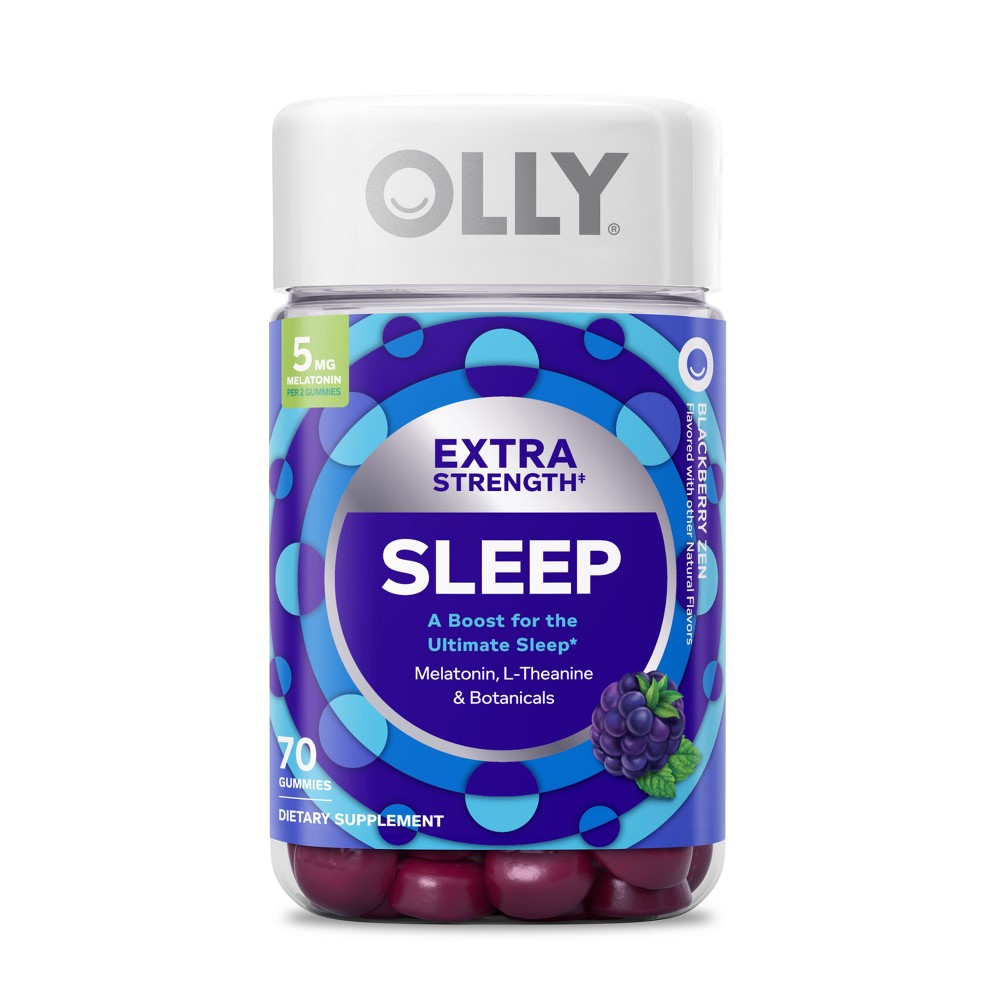 Olly Extra Strength  Blackberry Zen Sleep  70 Gummies