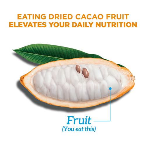 Blue Stripes Dried Cacao Superfruit Gummies, 3.2Oz