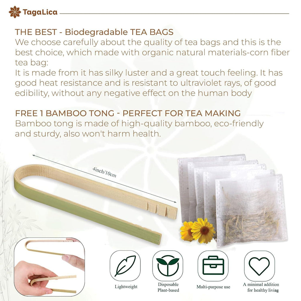 Premium Licorice Root Tea Bags, 100% Natural, Pure Licorice Root, Eco-Conscious Tea Bags, Licorice Root Herbal Tea, Licorice Root Tea. No Sugar, No Caffeine, No Gluten, Vegan