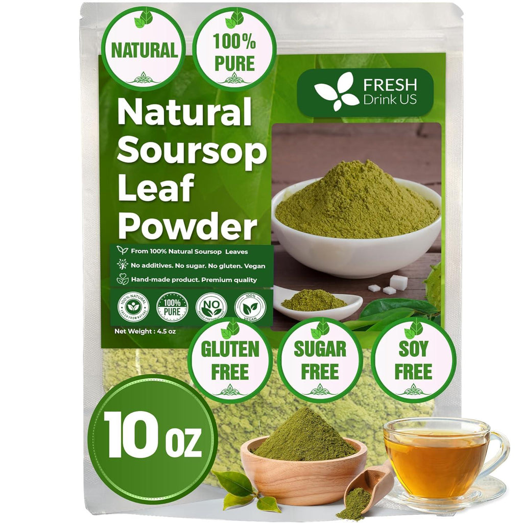 40 Premium Soursop Graviola Leaf Tea Bags, 100% Natural and Pure from Soursop Leaves, Handmade, Made With Natural Materials-Corn Fiber Tea Bag, Sugar/Caffeine/Gluten Free, Hoja Guanabana Tea