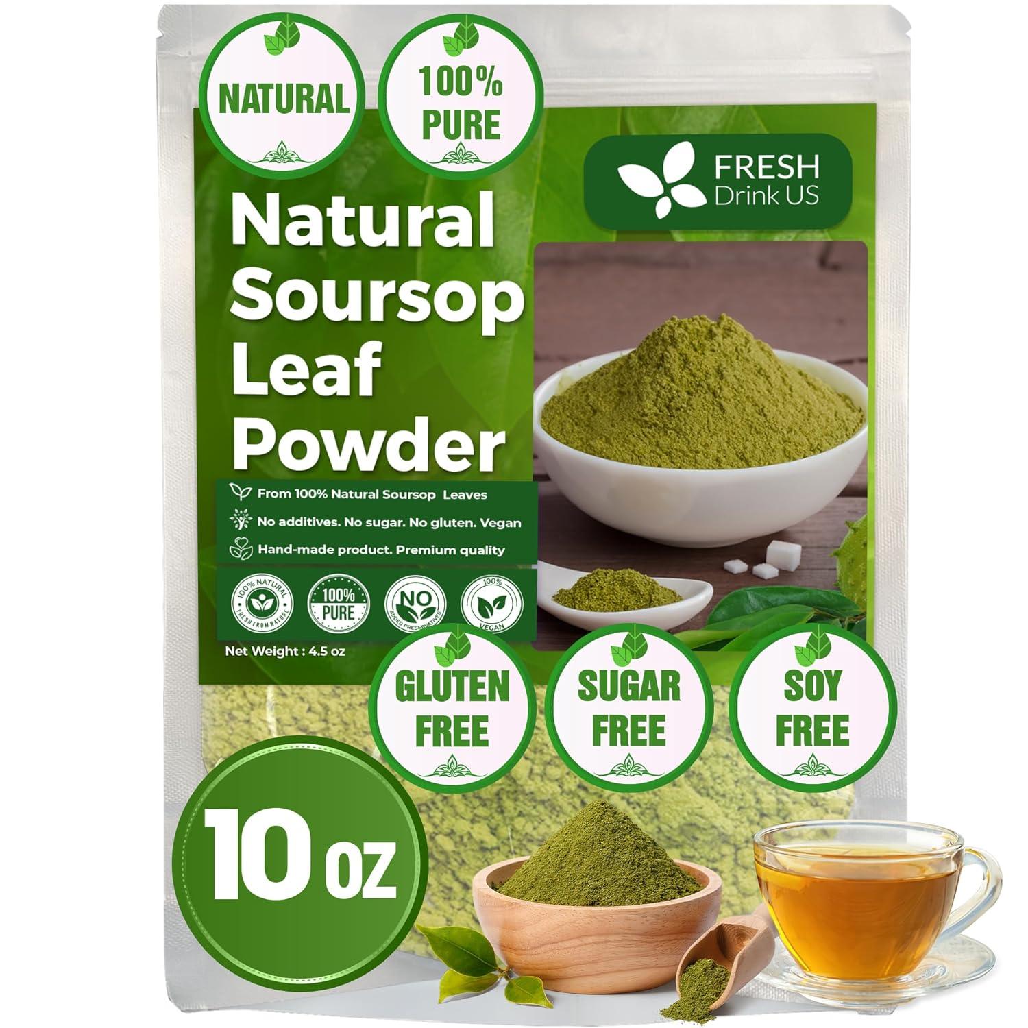 40 Premium Soursop Graviola Leaf Tea Bags, 100% Natural and Pure from Soursop Leaves, Handmade, Made With Natural Materials-Corn Fiber Tea Bag, Sugar/Caffeine/Gluten Free, Hoja Guanabana Tea