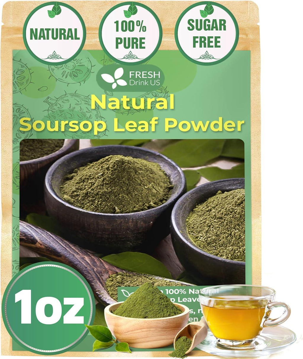 40 Premium Soursop Graviola Leaf Tea Bags, 100% Natural and Pure from Soursop Leaves, Handmade, Made With Natural Materials-Corn Fiber Tea Bag, Sugar/Caffeine/Gluten Free, Hoja Guanabana Tea