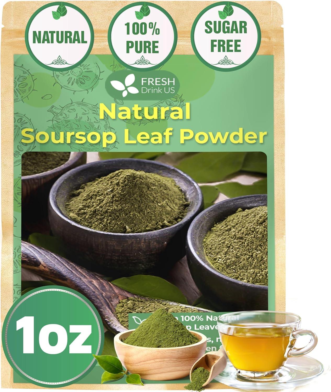 40 Premium Soursop Graviola Leaf Tea Bags, 100% Natural and Pure from Soursop Leaves, Handmade, Made With Natural Materials-Corn Fiber Tea Bag, Sugar/Caffeine/Gluten Free, Hoja Guanabana Tea