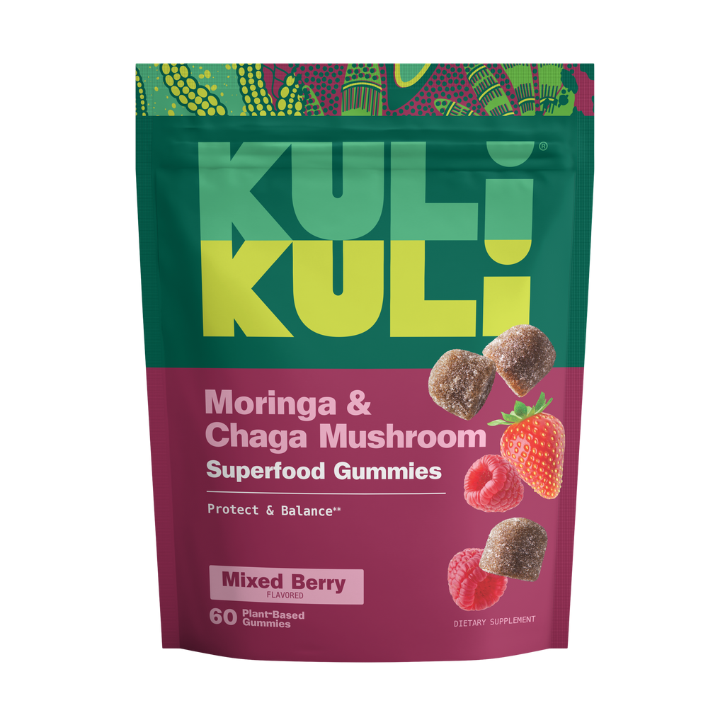 Moringa & Chaga Mushroom Superfood Gummies